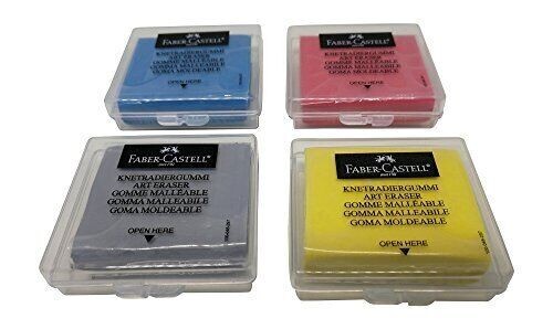 Faber-Castell knead Erasers – Drawing Art kneaded Erasers Large size /US Seller