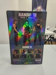 Hot Toys MMS 35 Rambo III 3 John J Rambo 1/6 Sylvester Stallone Open Complete