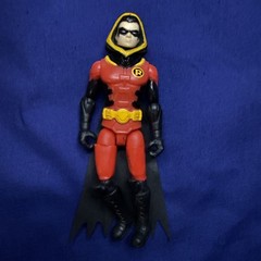 DC Spin Master 4” Hooded Robin – Red Black Yellow Batman Loose Figure Only