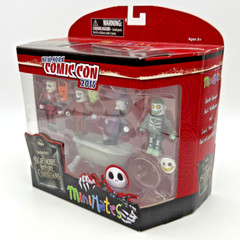 NIGHTMARE BEFORE CHRISTMAS MiniMates New York Comic Con 2015 Deluxe Box Set NEW