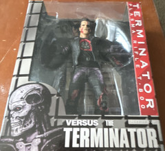 NECA Terminator T-800 Plasma Rifle Action Figure Reel Toys 2014 Black/Red