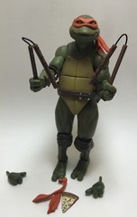 NECA TMNT Movie Raph Mikey Leo Donnie Lot Of 4 Figures, 7” Inch Tall
