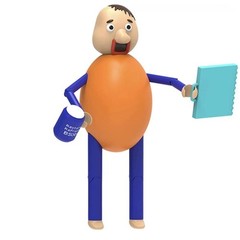 PhatMojo Baldi’s Basics in Education and Learning‌ 5″ Figure Toy