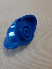 Tomy Starriors Wastors Cut-Up Robots Ripsaw 1985 Head Pilot Blue Windshield