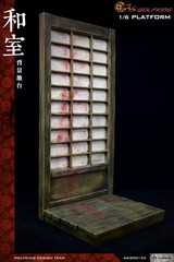 1/6 Action Figure Accessory Washitsu room background platform Diorama Stand Toy