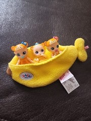 Baby Born Surprise Mini Babies Series 1 Banana Triplets Figure