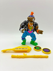 Vintage TMNT Punker Don Donatello Playmates 100% Complete Teenage Mutant Ninja
