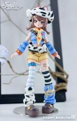 Pre-Sale 7Pcs Forgotten City 17.5cm/6.8In Bjd Doll Dressable Action Figures Gift
