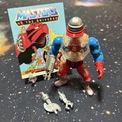 ROBOTO 100% Complete *CLEAN* Vintage MOTU Masters of the Universe Figure Comic