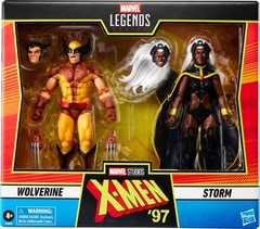 Marvel Legends Series Wolverine and Storm, X-Men ’97, 6-Inch Action Figures