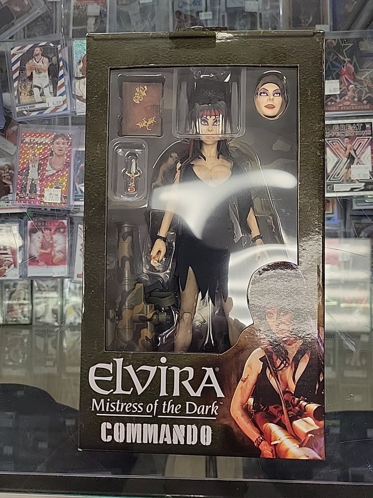 NECA Elvira Commando Mistress of the Dark new sealed action figure