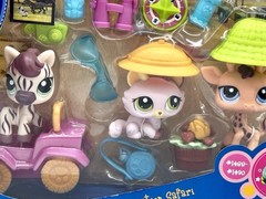 Littlest Pet Shop NIB Search ‘n Safari # 1488 1489 1490 Cat Zebra Giraffe