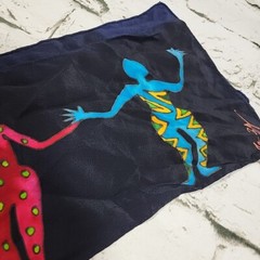 Rainbow Art Community Tribal Scarf Unsex One Size Silky Feel 50″ X 7.5″