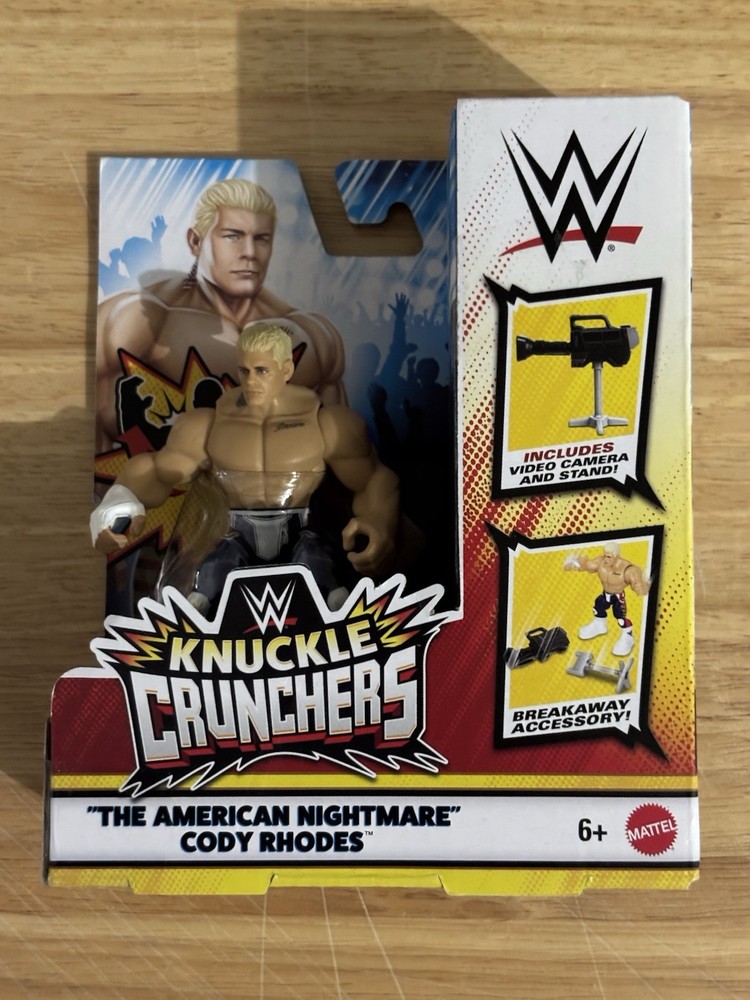 Cody Rhodes American Nightmare ~ WWE Knuckle Crunchers Series 8 Figure ~ SEALED