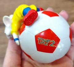 2002 Stuart Little 2 Soccer Ball 3.25″ Wendy’s Movie Action Figure Toy