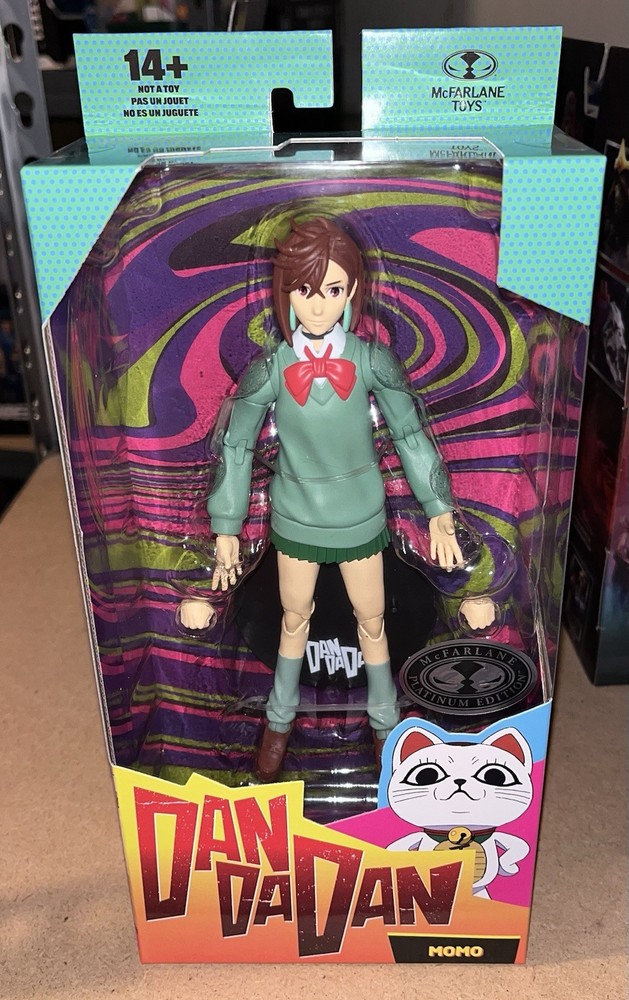 DanDaDan Momo Ayase 7″ Action Figure – CHASE McFarlane Platinum Edition IN HAND