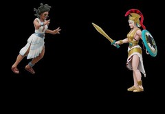 Eurayle Youngest Gorgon Sister Vitruvian H.A.C.K.S. Action Figure Boss Fight