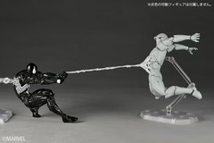 PSL KAIYODO Revoltech Amazing Yamaguchi Symbiote Spider-Man Black Figure PRE