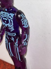 Vintage Original Tomy Tron Purple Action Figure 1981 No Disk -VG