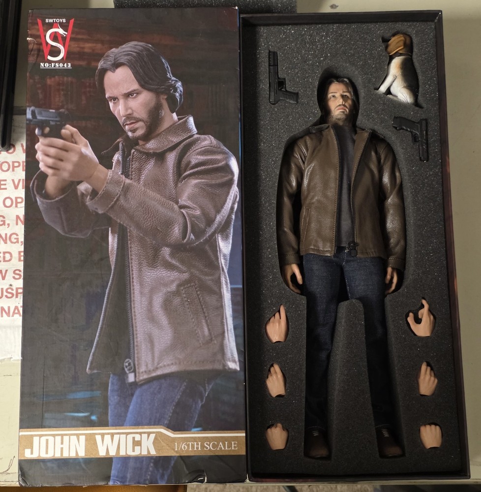 1/6 TH Scale SWToys 12″ Action Figure – John Wick Mint Figure IN BOX