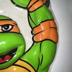 TMNT Wall Bubble Ninja Turtle Fight 1990 Mirage (Mike, Leo Raph, and Don) B6