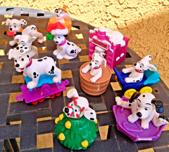 Vintage 90’s Disney 101 DALMATIANS McDonalds Happy Meal Toys DOG Lot of 10 BUGGY