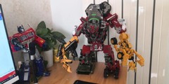 NEW 8 In 1 Oversize Devastator Action Figures Robot Transformation Toy Kids Toys