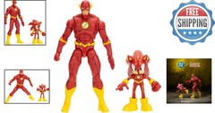 DC X Sonic Action Figure Multipack: Sonic as The Flash & The Flash – 2.5″ & 5″