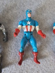 Superhero Action Figure Lot 12 Marvel DC Vintage 1980’s & 1990’s Kenner Toy Biz
