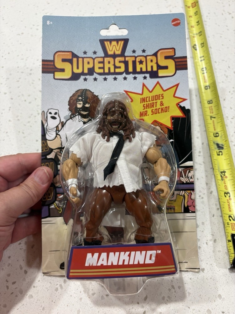 WWE WWF Superstars Mankind Wrestling Action Figure Series 18 New in Package