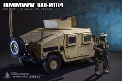 New GO-TRUCK 1/6 Scale Heavy Armored HMMWV UAH-M1114 Car Model For 12” INSTOCK