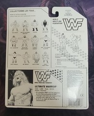 The Ultimate Warrior WWF 1991 Vintage Action Figure On French Card
