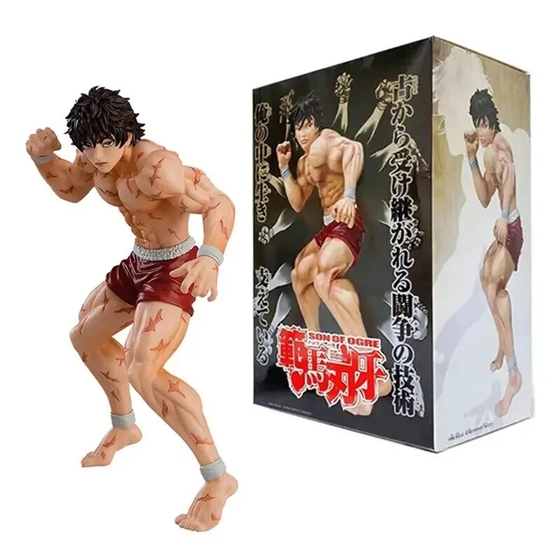 Baki Grappler Hanma Anime Action Figure Model Toy Collectible Toy Fight Doll Boy