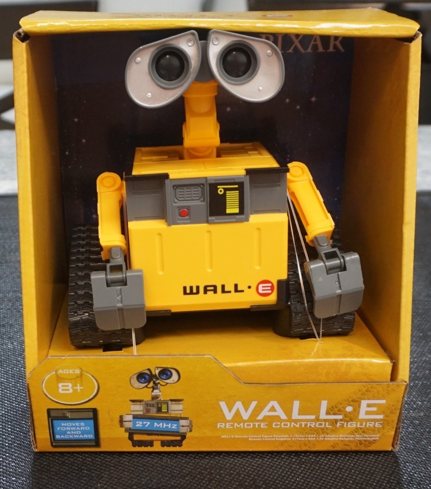Disney Pixar WALL-E Remote Control Figure 27 MHz RC Robot Toy NIB!!