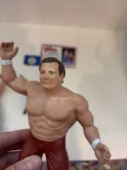 Vintage LJN WWF Superstars 1986 British Bulldogs w/ Bio Card!