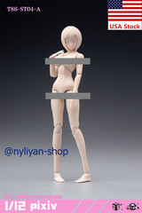 86TOYS T86 1/12Female Pale Suntan Joint Flexible Body For 6”Action Figure Model