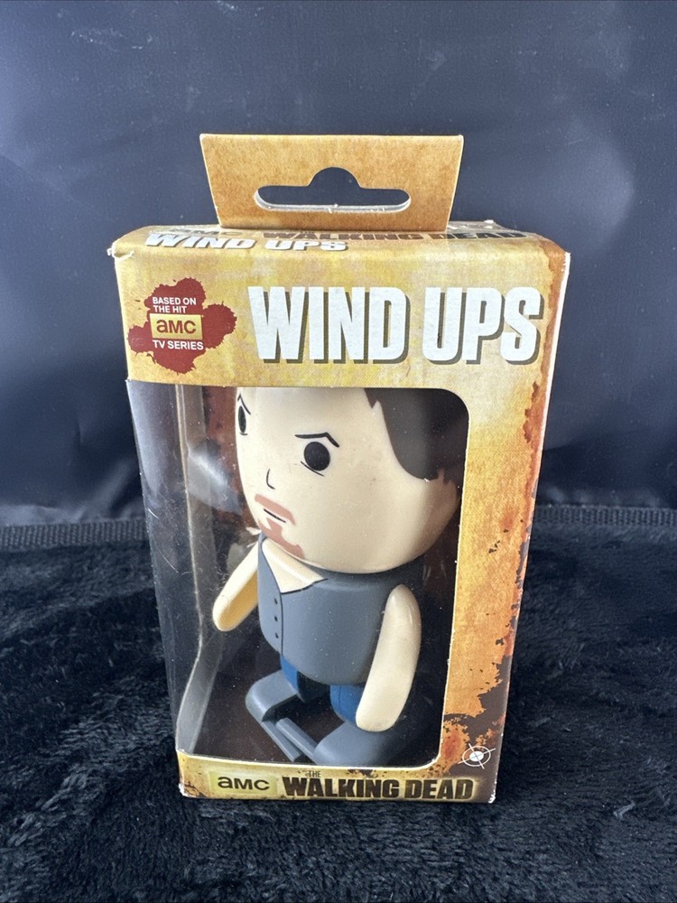AMC’s The Walking Dead Wind Ups Daryl Dixon 2013 New Bulls i Toy Box Damaged ‼️