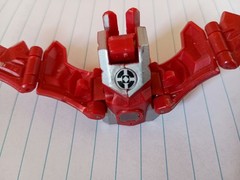 Bakugan Nukix Red Silver Battle Gear Gundalian Invaders (No Card)