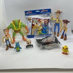 Disney Pixar Toy Story Bundle Assorted Lot of 14 Figures Plus Puzzle