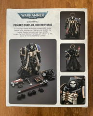 JOYTOY Warhammer 40k Ultramarines Primaris Chaplain Brother Varus Figure (USED)