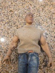 1/6 Modern Civilian Figure – Fully Jointed – Beige Shirt & Jeans – Duane Johnson