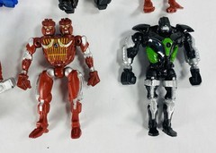 Lot of 7 REAL STEEL 5” Action Figures Robots Atom Zeus Midas Noisy Boy