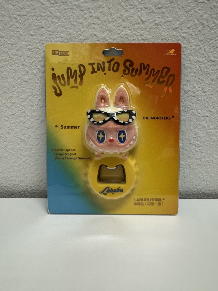 Popland Jump Into Summer Labubu Bottle Opener Magnet – New