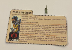 GI G.I. Joe gijoe FIREFLY “PHONE” + FILE CARD LOT weapons parts FREE SHIP