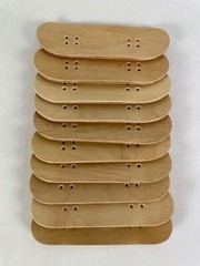 FINGERBOARD WOODEN TECH DECK SKATEBOARD NATURAL WOOD GRAIN LOT OF 10