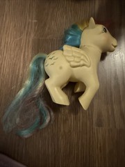 Lot Of 6 Vintage 1980s My Little Pony Toys, G1 Unicorns Pegasus