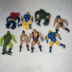 Mattel He-Man and Masters of the Universe Action Figures 1980s Vintage Lot 8