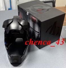 New in US!! Autoking Iron Man Helmet Full Black MK5 1/1 Voice-controll Mask Gift
