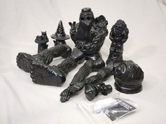 Wonder Goblin Papa Squatch Set Black Softvinyl DIY Kit Assembly Required 13.5″