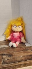 Vtg Angelica 12″ Doll Make-Up Pretty 1999 Rugrats Ballerina Princess Pink Mattel